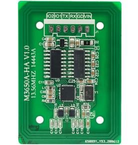 Moduli i lexuesit të kartave IC RFID pa kontakt me frekuencë të lartë S50 porta serike e leximit dhe shkrimit me induksion RS232 TTL