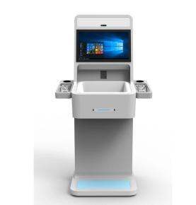 Supermarkete RFID Sistemi i Shlyerjes së Arkëtarëve Makinë për identifikimin e ngarkesave të grumbullit