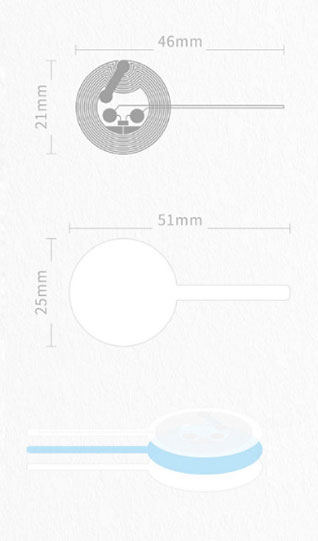 Traceability inteligjente kundër falsifikimit me frekuencë të lartë NFCdthp:1 height:1 etiketë
