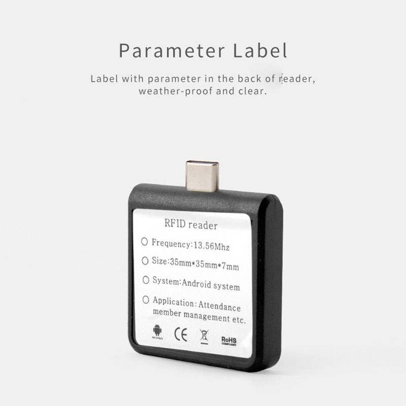 Frekuenca 13,56mhz RFID Android RFID/Microchier 6
