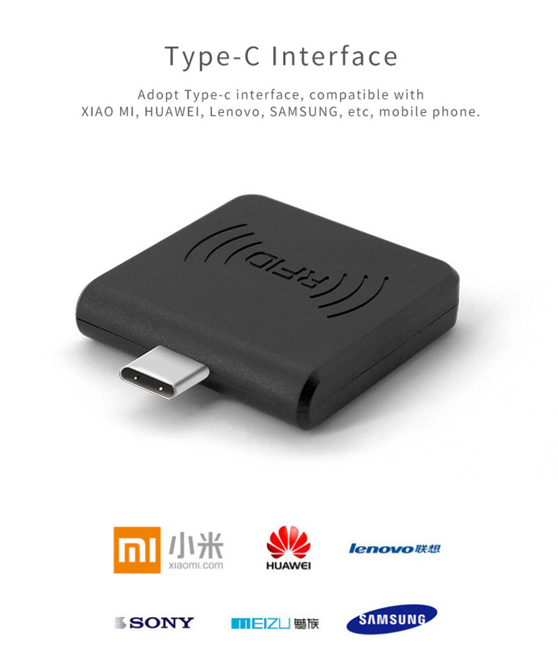 Frekuenca 13,56mhz RFID Android RFID/Microchier 7