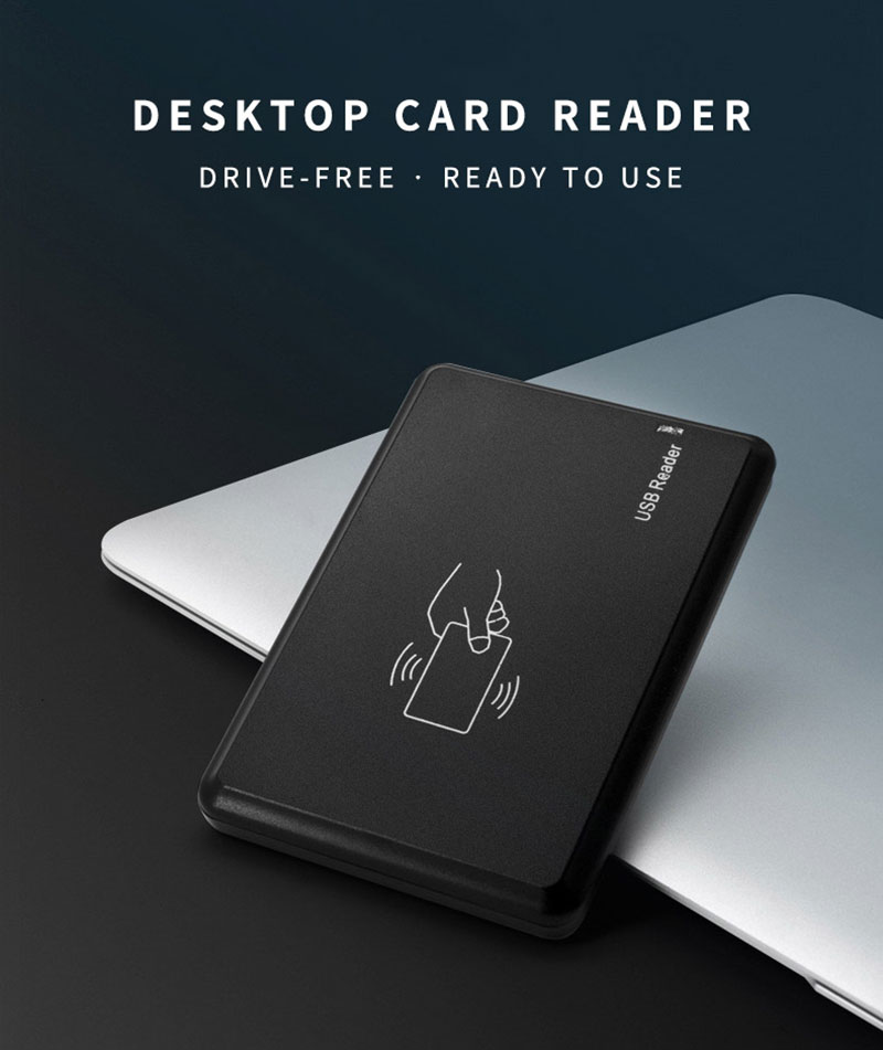 Lexuesi i kartave USB RFID pa kontakt në desktop për kartat 125 khz