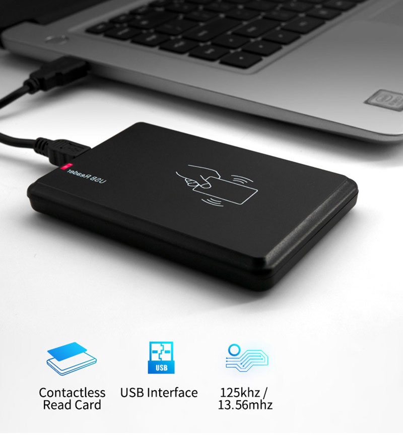 Lexuesi i kartave USB RFID pa kontakt në desktop për 125 khz