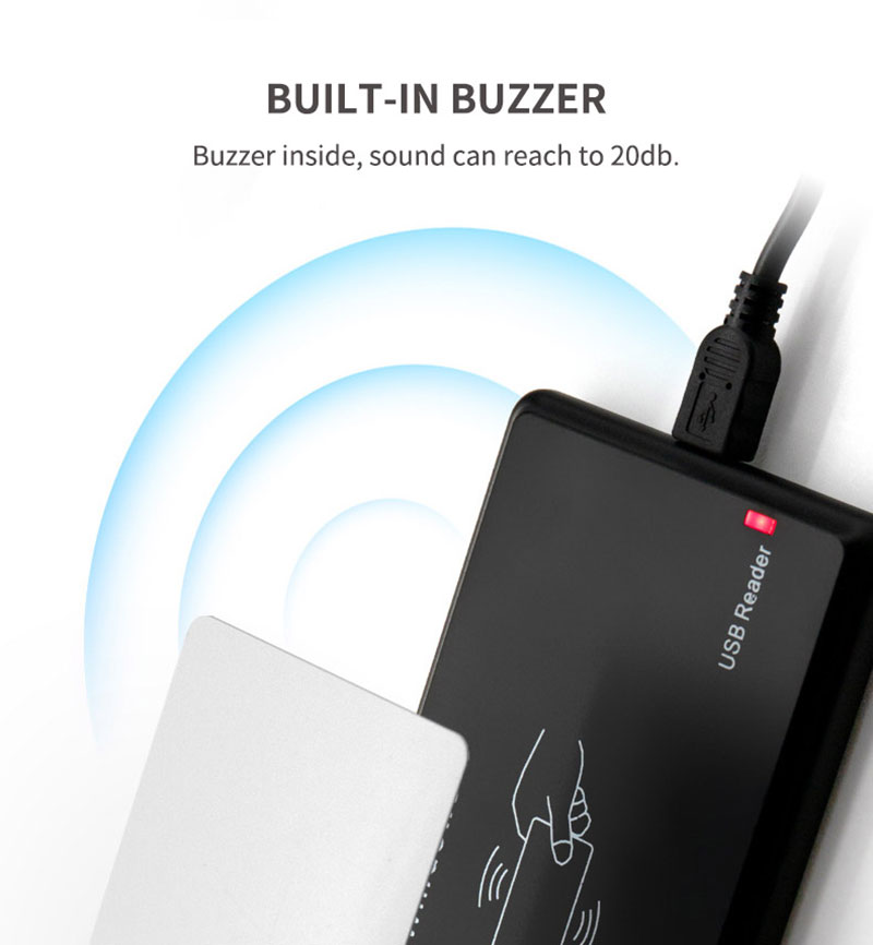 Lexues i kartave USB RFID pa kontakt në desktop për 125 khz