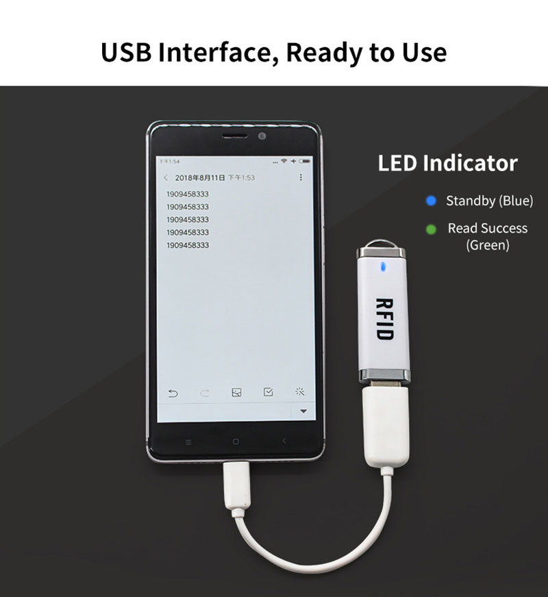 USB Shaped RFID Card Reader 5
