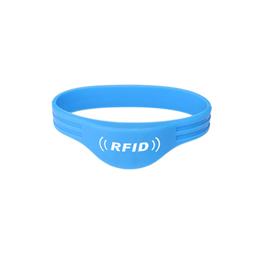 RFID Silicone Double Wire Half Circle Wristband 5
