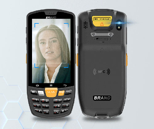 Skanimi i barkodit industrial në PDA Event NFC-së në dorë. 2