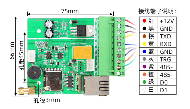 UHF rfid module reader module 915M 4