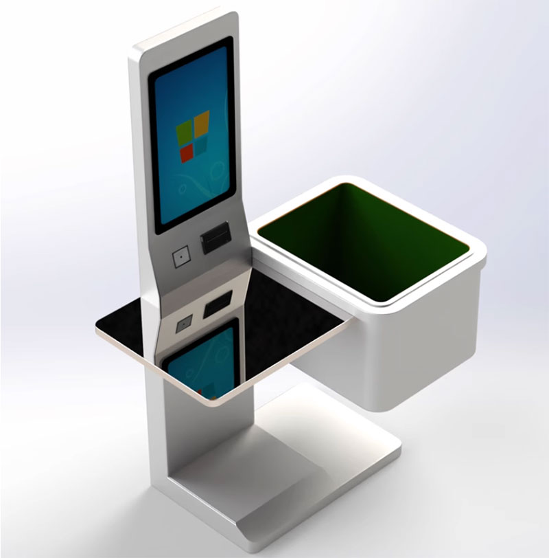 RFID Smart Store self-service cashan scan codeor printing all-in