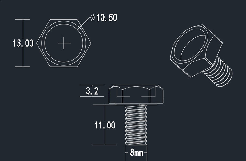 Stainless Steel Screw RFID Tags RFID Mold