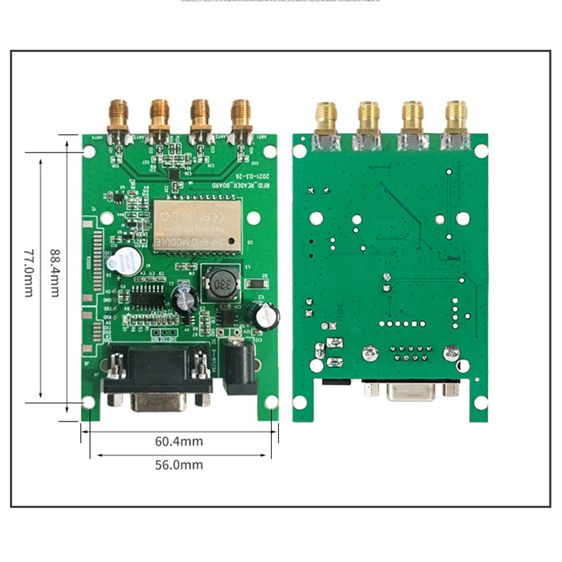 rfid modul ultra të lartë me frekuencë të lartë modul katërkanal 3 modul leximi universal i radios